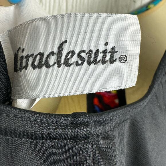 Miraclesuit Size 10 One Piece Tummy Control Bundle Seaglass Escape Night Large - Picture 6 of 16